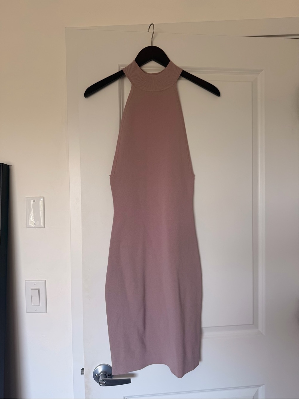 REVOLVE Sleeveless High-Neck Mauve Midi Dress